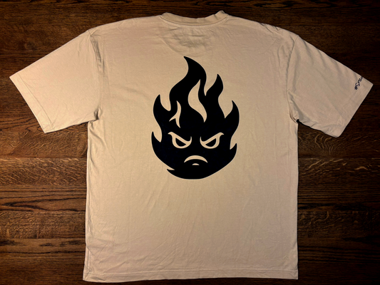"Fueled by Fall" – Oversized T-shirt (Sand)