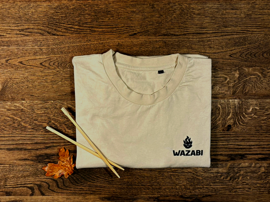 "Fueled by Fall" – Oversized T-shirt (Sand)